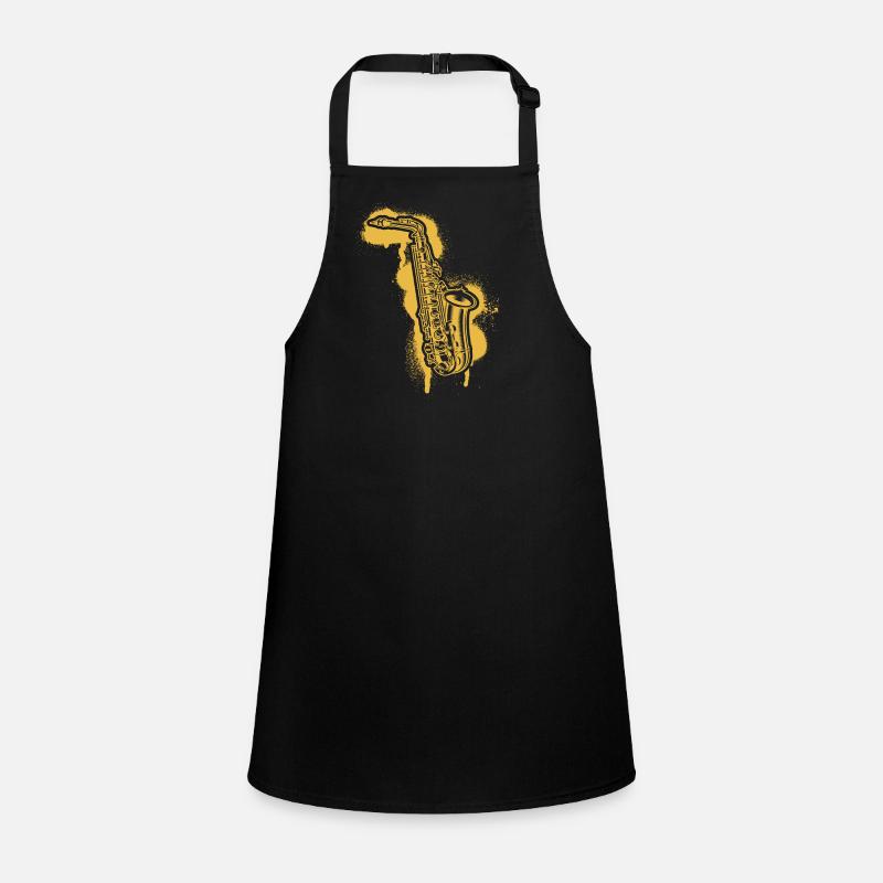 Saxophone Saxophone player Saxophonist Children's Apron
