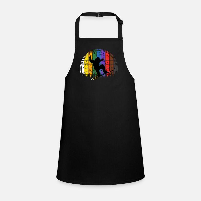 Snowboarding Children's Apron
