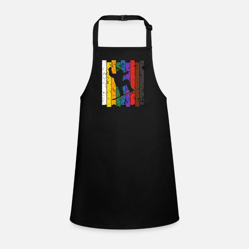 Snowboarding Children's Apron