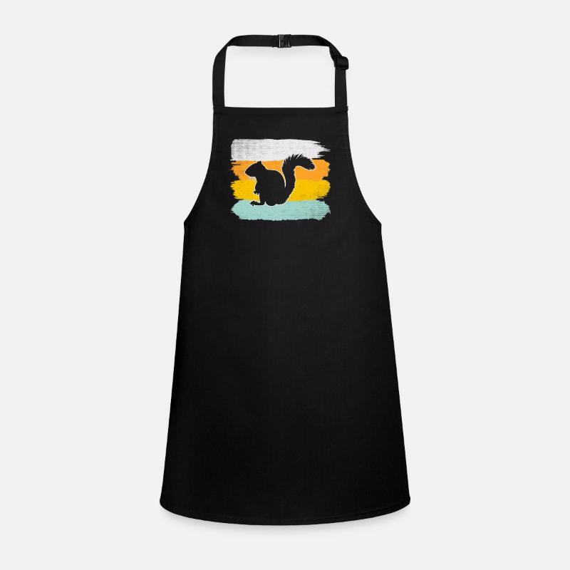 Squirrel Retro Children's Apron