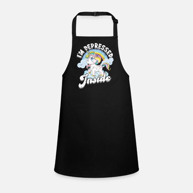 depression depressive sad gift idea unfortunate Children's Apron