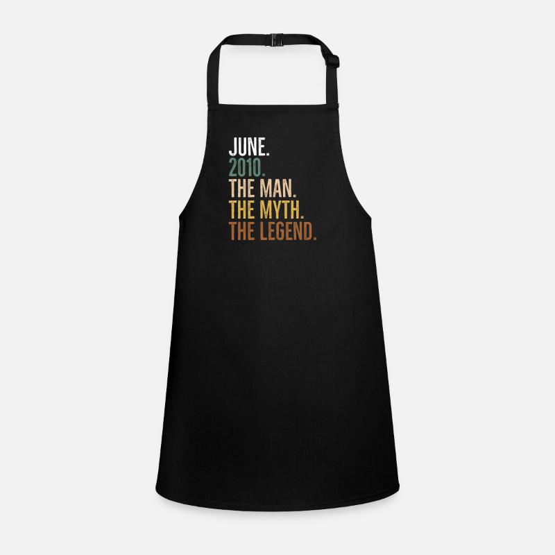 Juni 2010 Der Mann Der Mythos Die Legende Schürze für Kinder