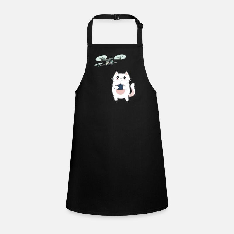 Quadcopter Drone Pilot Cat Drone Pilot Children's Apron