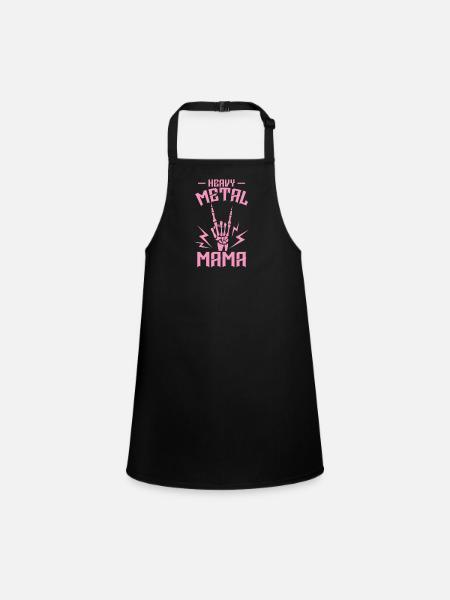 Heavy Metal Mama Music Band Genre - Tablier Enfant - noir - Devant