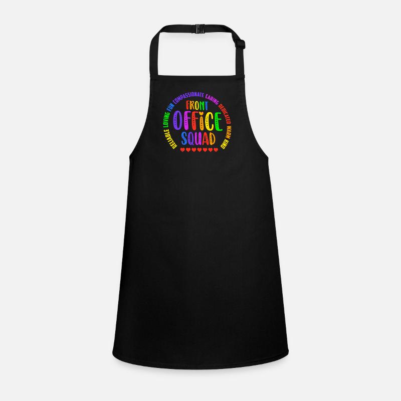 Cute School Secretary Admin Appreciation School Children's Apron