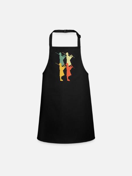 Cornemuse Cornemuse Cornemuse - Tablier Enfant - noir - Devant