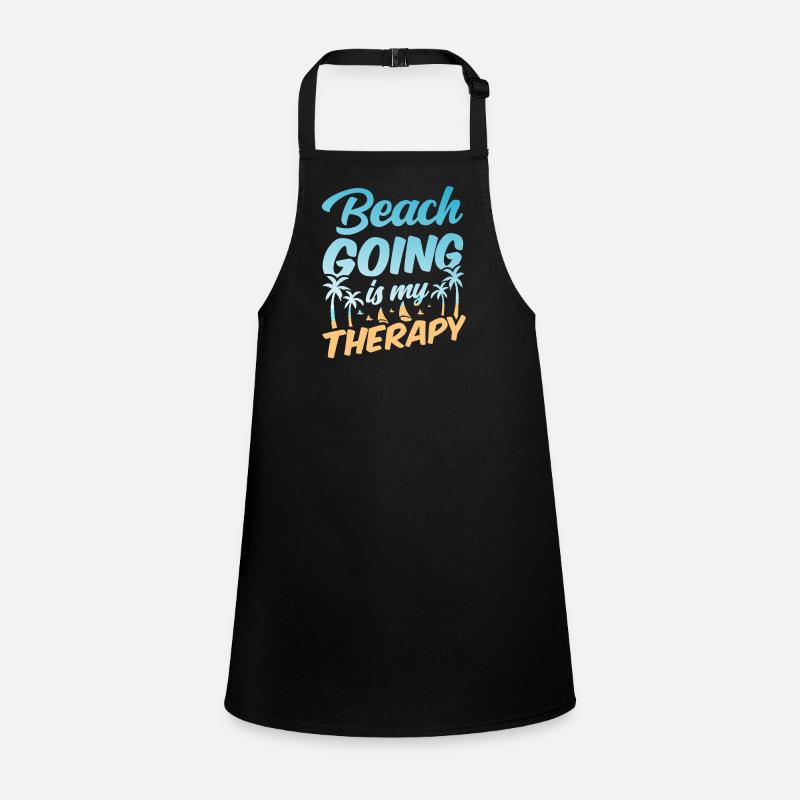 Beach holiday is my therapy Beach beach Children's Apron