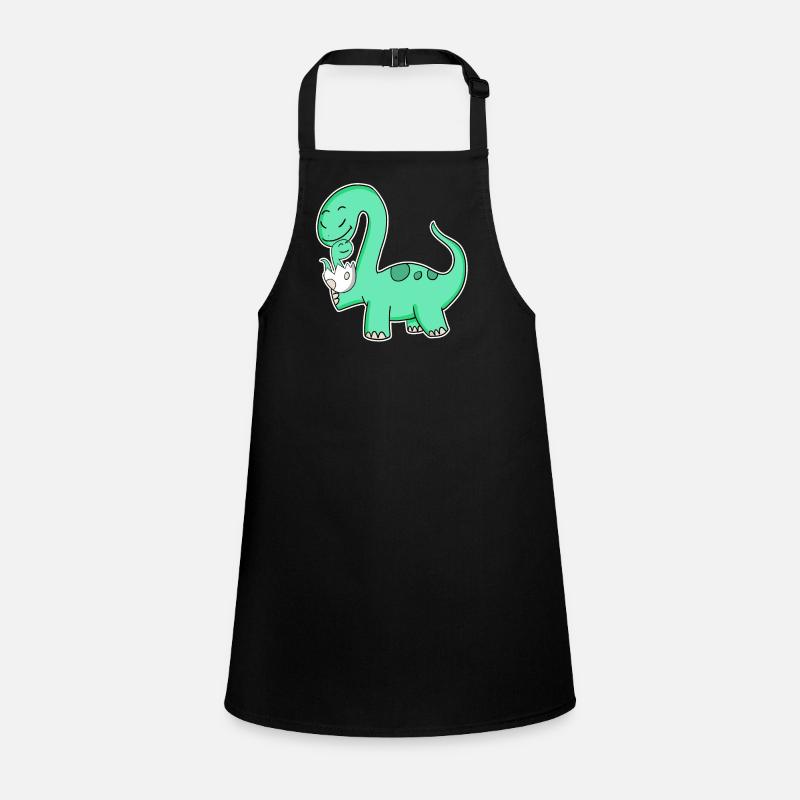 Dinosaurier mit Baby Dinosaurier Schürze für Kinder