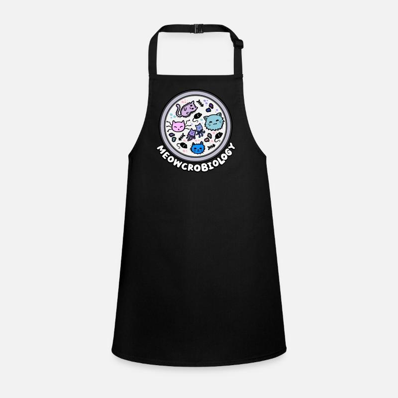 Wall Crobiology Microscopic Cats Children's Apron