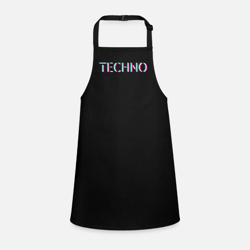 Techno Rave Festival Electro Music Raver Children's Apron