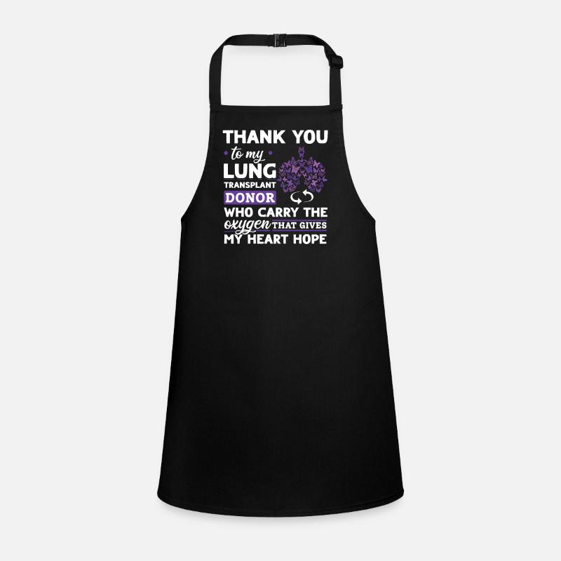 Lung Trasplantation Lung Donor Organ Gift Children's Apron