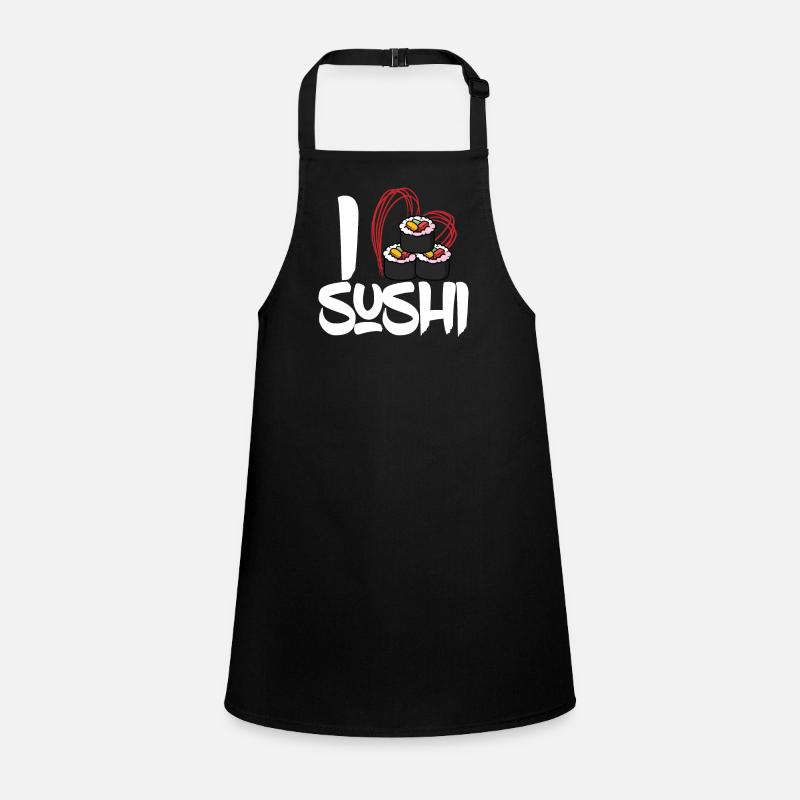 Ich Liebe Sushi Schürze für Kinder