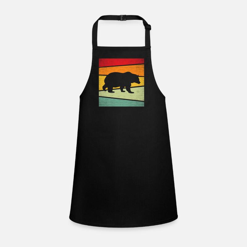Bear Retro Children's Apron