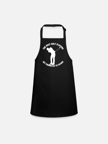 Golfeurs Golf Golf Club - Tablier Enfant - noir - Devant