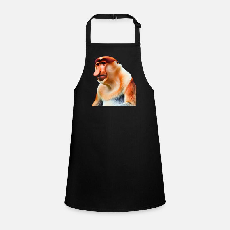 Le singe proboscis exotique Tablier Enfant