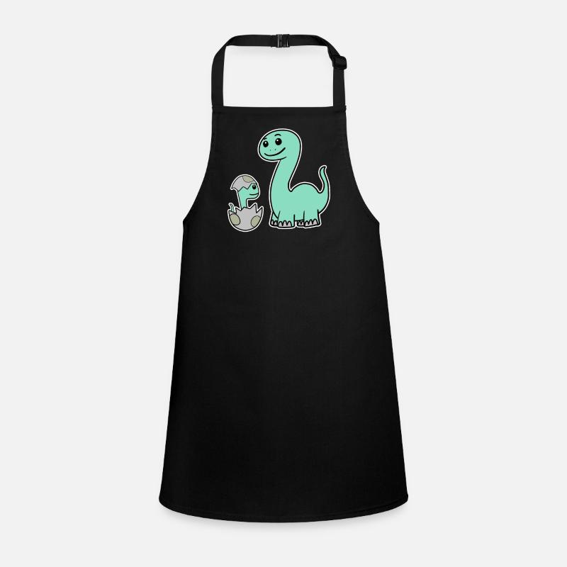 Dinosaure avec bébé dinosaure Tablier Enfant