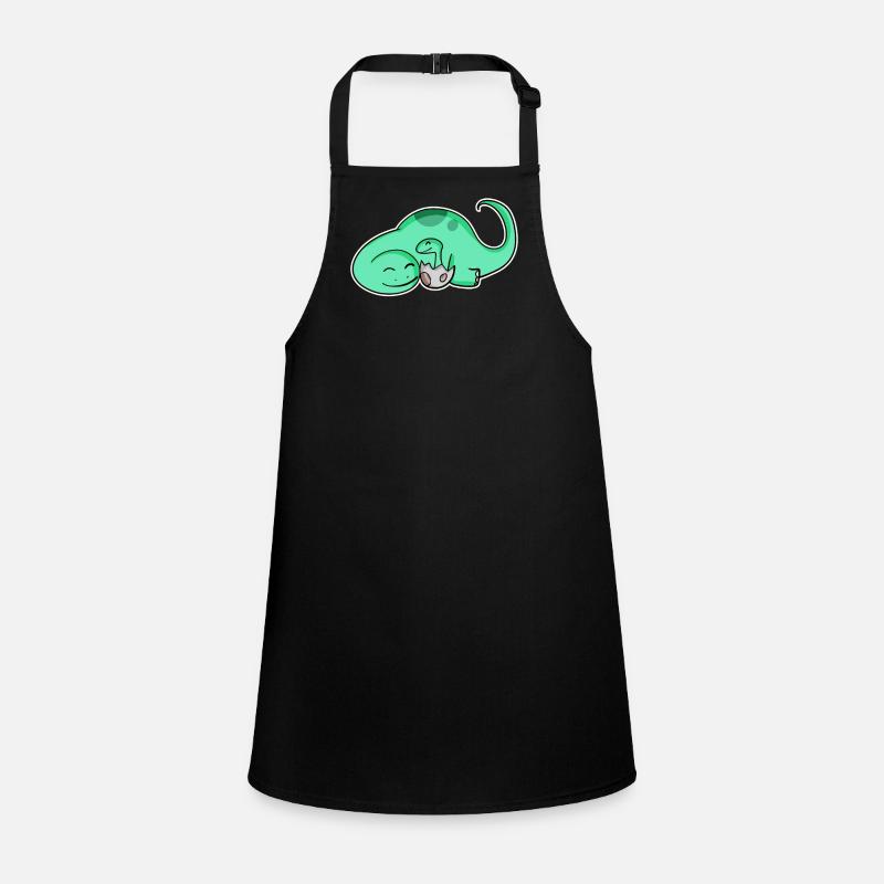 Dinosaure avec bébé dinosaure Tablier Enfant