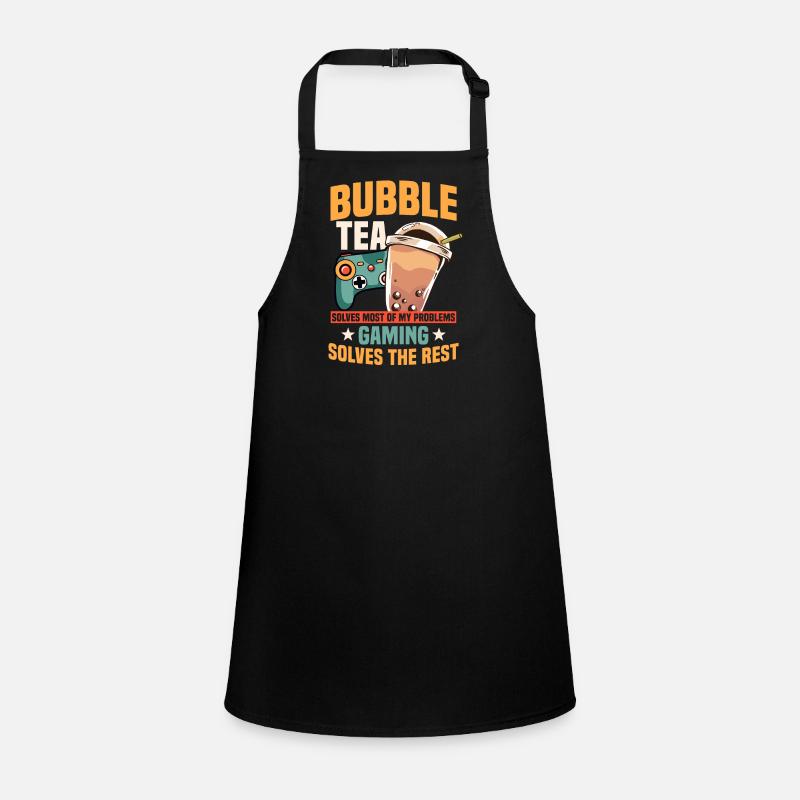 Bubble Tea and Gaming Children's Apron