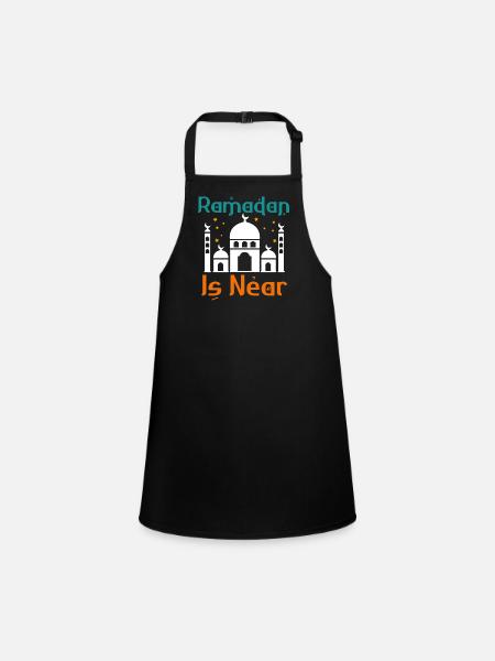 Ramadan, Ramadan gifts, Muslim holidays - Children's Apron - black - Front