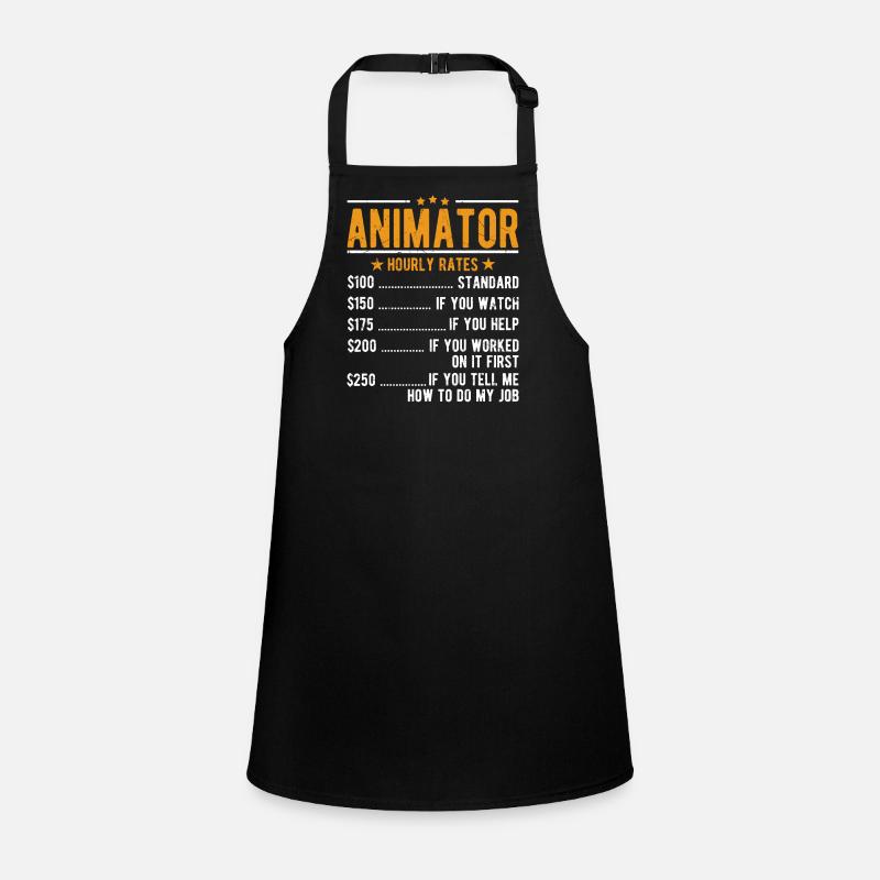 Animator hourly wage Children's Apron
