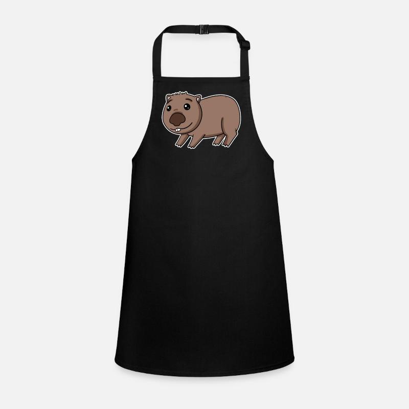 Wombat motif marsupial Children's Apron
