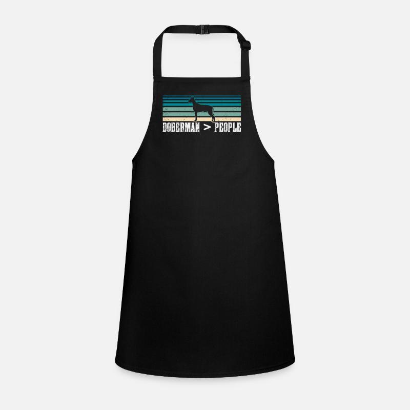Doberman > humans Dobermans Doberman dogs Children's Apron