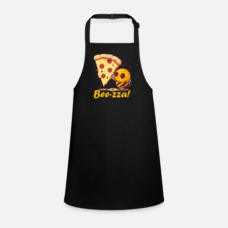 Beezza abeille et pizza sucrée et délicieuse Tablier Enfant