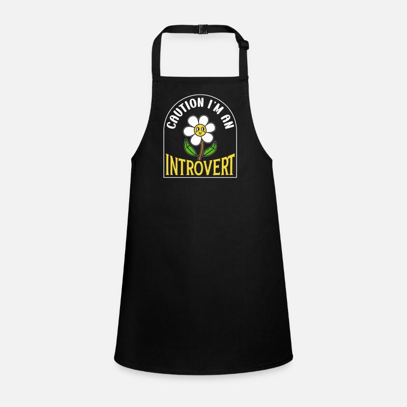 Beware I'm an introvert Shy Children's Apron