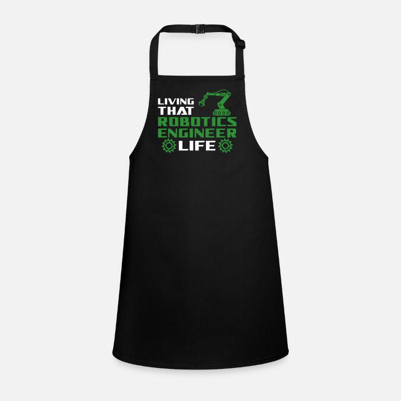 Robot Robotics Engineer Living Children's Apron