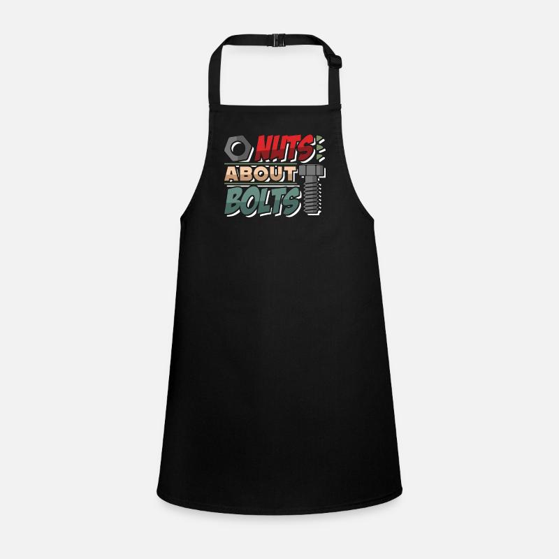 Mechanical Engineering Nuts About Bolts Mechanical Children's Apron
