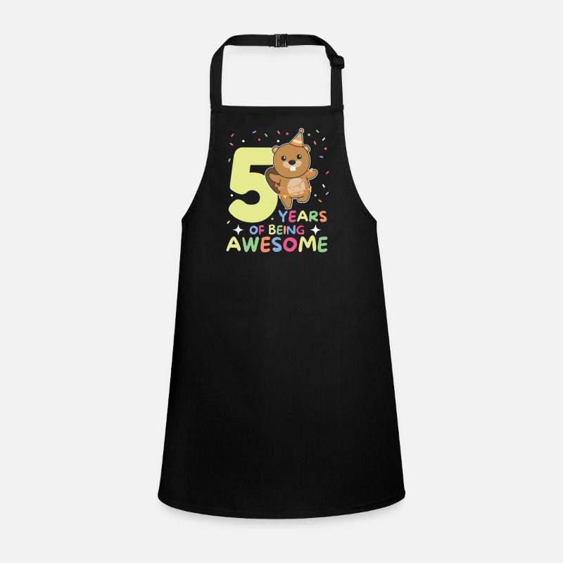 Castor pour les enfants de cinq ans de 5 ans Tablier Enfant