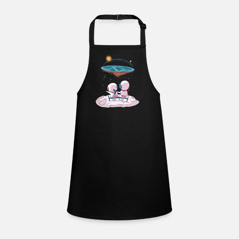 The earth is flat Children's Apron