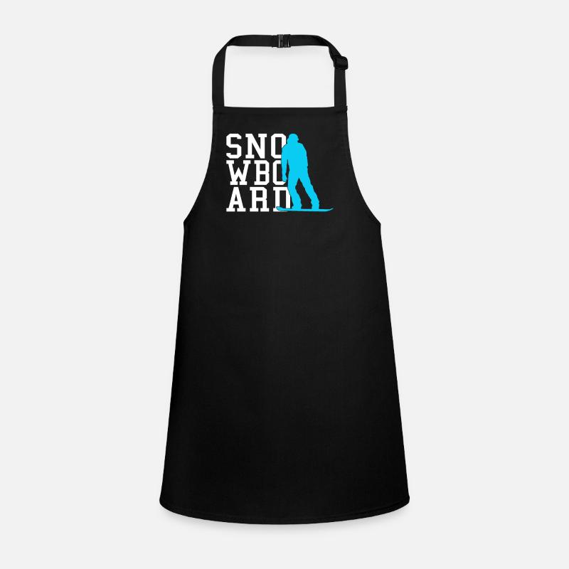 Snowboarding Children's Apron