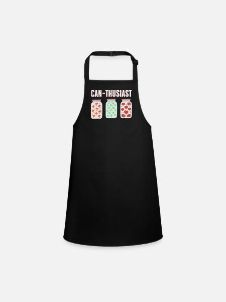 Drôle de chemise d’amateur de cuisine - Tablier Enfant - noir - Devant