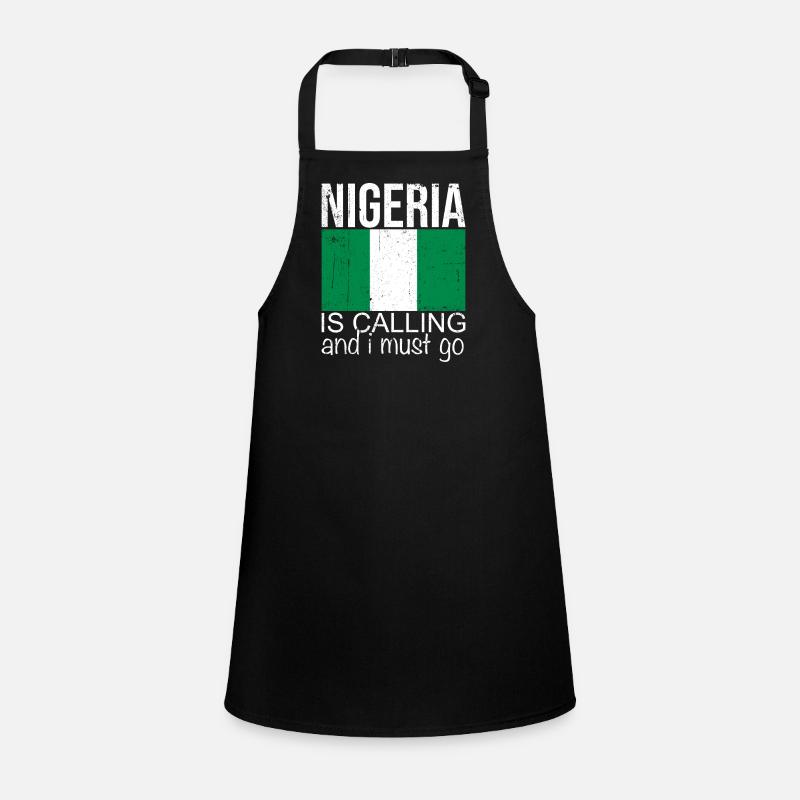 Nigeria Spruch Schürze für Kinder