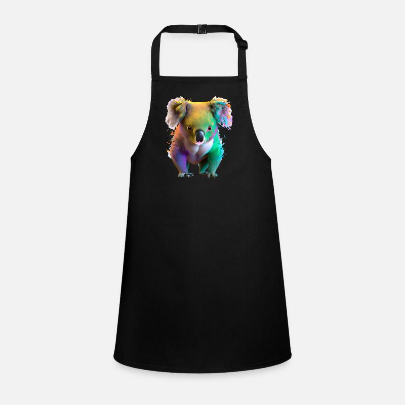 Koala in explosion of colour Children's Apron