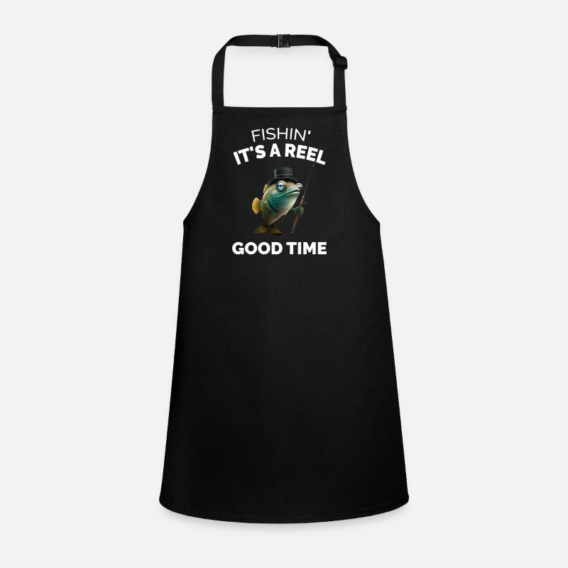 Fishin its a Reel Good Time - Pêcheur Tablier Enfant