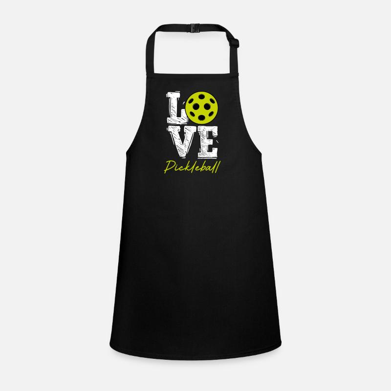 Liebe Pickleball Schürze für Kinder