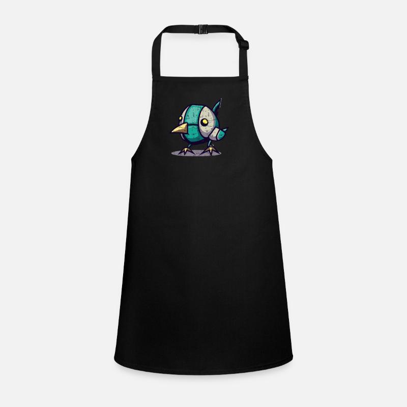 Robot Chick Bird Children's Apron