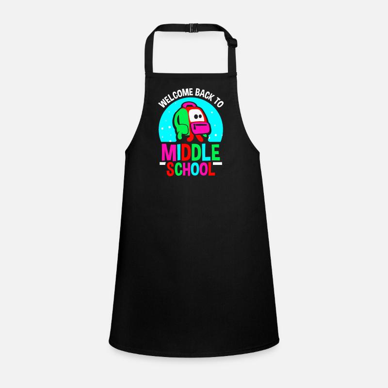 Welcome Back to Middle School Back to School Children's Apron