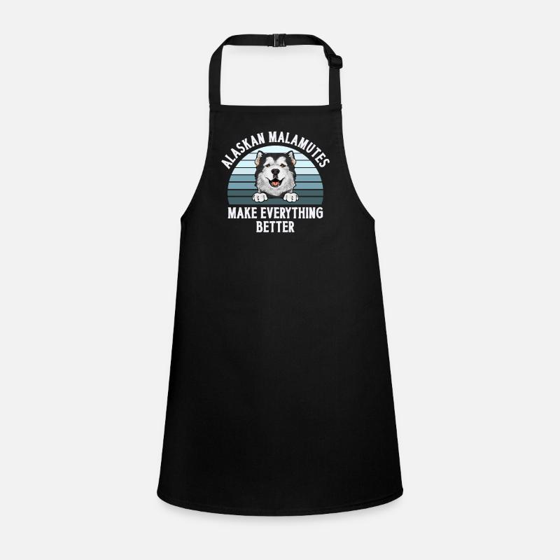 Alaskan Malamute Dog Children's Apron