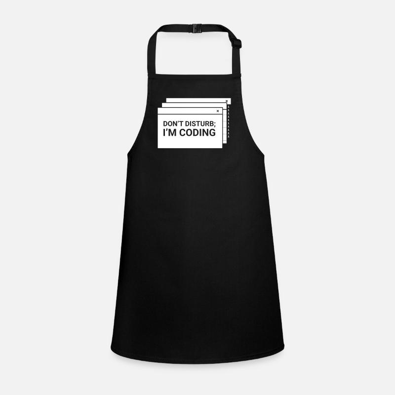 Don't interfere with me programming coder coding Children's Apron