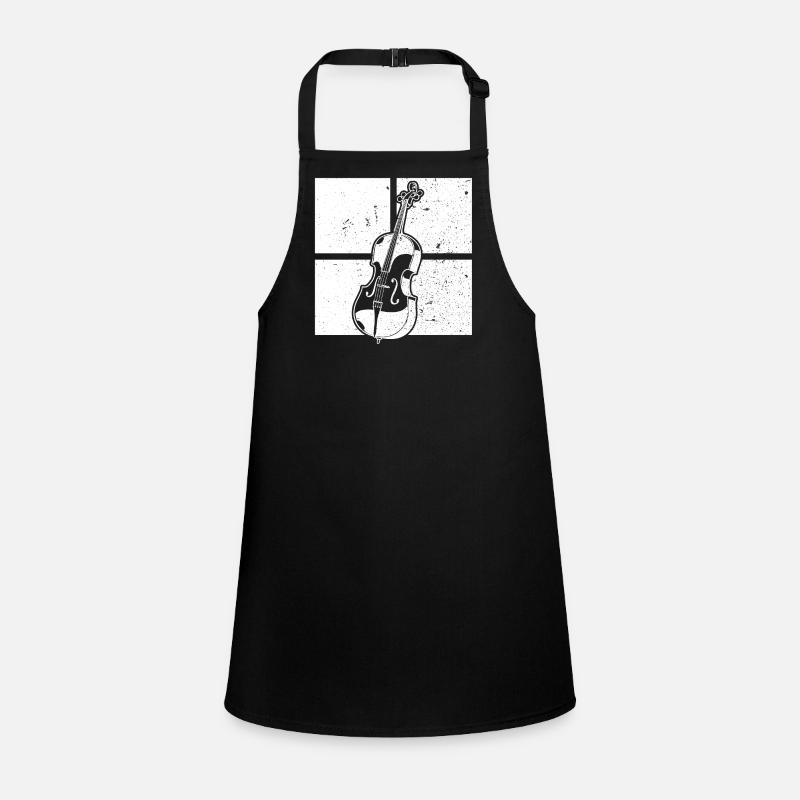 Cello Cellospieler Cellist Schürze für Kinder