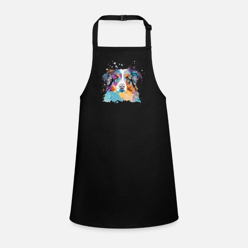 Australian Shepherd Dogs Mistress Master Children's Apron