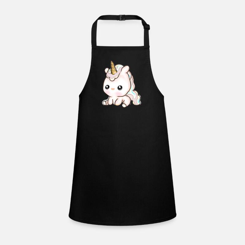 Mignon bébé licorne Tablier Enfant