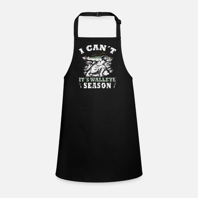 Ich Kann Keine Walleye -Saison - Walleye Hunter Schürze für Kinder