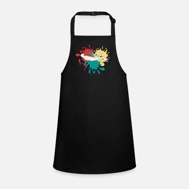Silhouette de plongée Tablier Enfant
