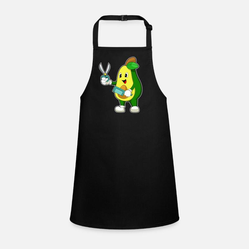 Avocado Friseur Schere Kamm Schürze für Kinder