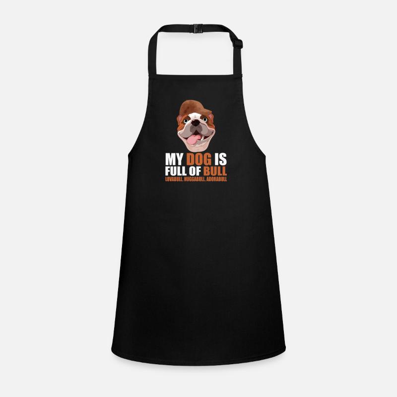 Meine Bulldoge Schürze für Kinder
