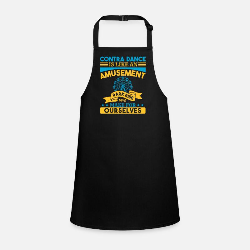 CONTRA DANCE AMUSEMENT PARK RIDE OURSELVES Children's Apron